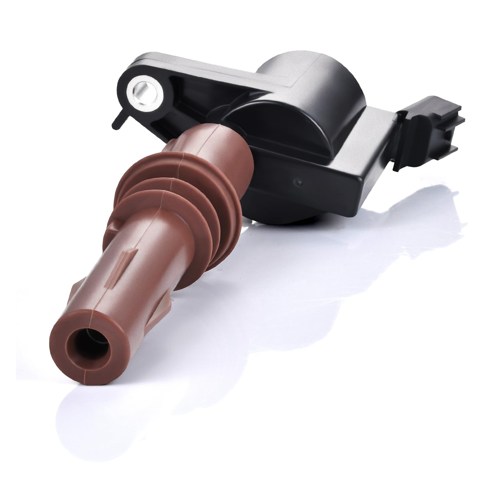 MAS Set of 8 Ignition Coils Brown boots DG521 and Motorcraft SP-509 Spark Plugs Compatible with Ford Expedition F-150 Super Duty F-250 F-350 F-450 F-550 F53 4.6L 5.4L C1659 DG521
