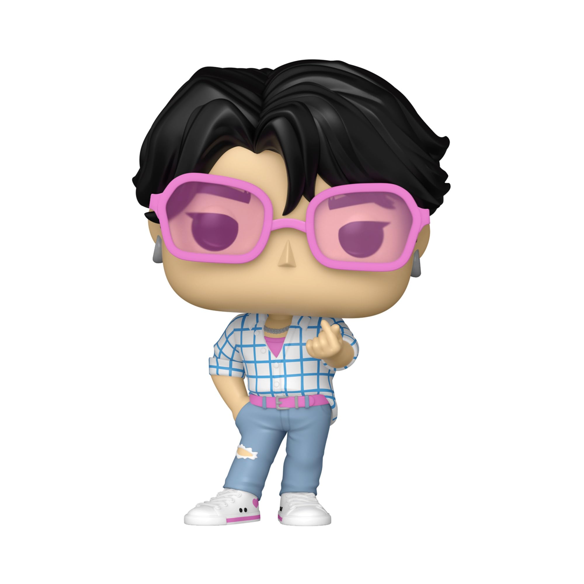 Funko Pop! Animation: Kpop Demon Hunters - Jinu - 1/6 Odds for Rare Chase Variant - Collectable Vinyl Figure - Gift Idea - Official Merchandise - Toys for Kids & Adults - Model Figure for Collectors