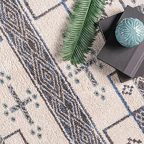 nuLOOM Erika Transitional Tribal Area Rug, 4x6, Grey