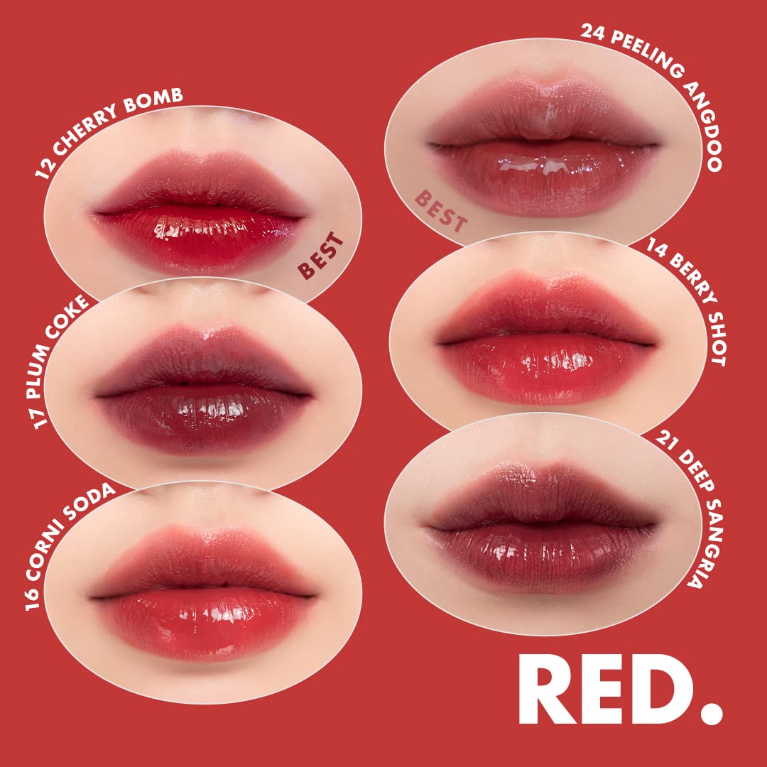 rom&nd Juicy Lasting Tint 22 POMELO SKIN, Vivid color, & Glossy Finish, Long-lasting, MLBB, moisturizing, Highly-Pigmented, Clear Natural Makeup, Lip for Daily Use, K-beauty, 5.5g / 0.2 oz