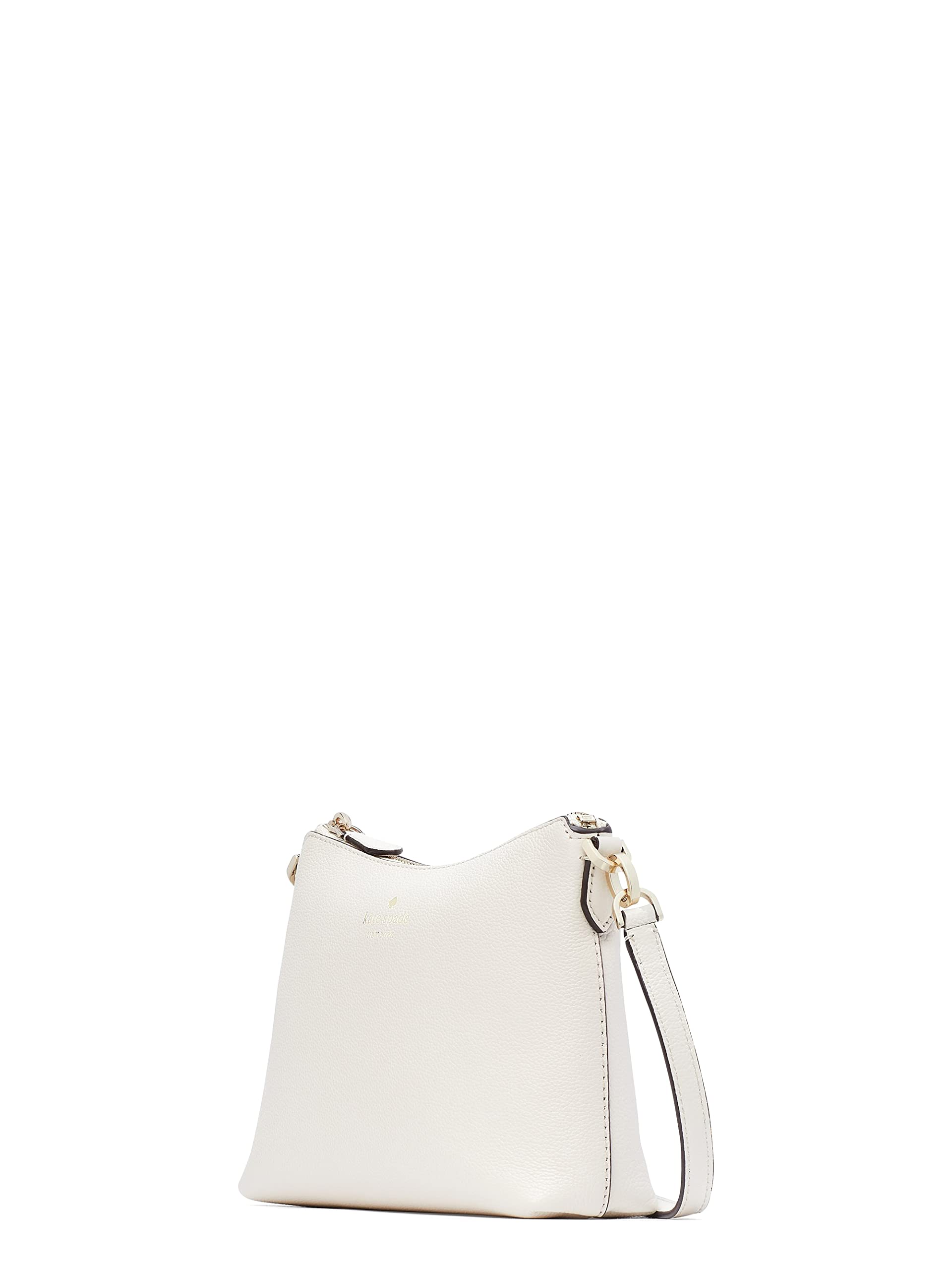 Kate Spade Bailey Textured Leather Crossbody Bag Purse Handbag Parchment