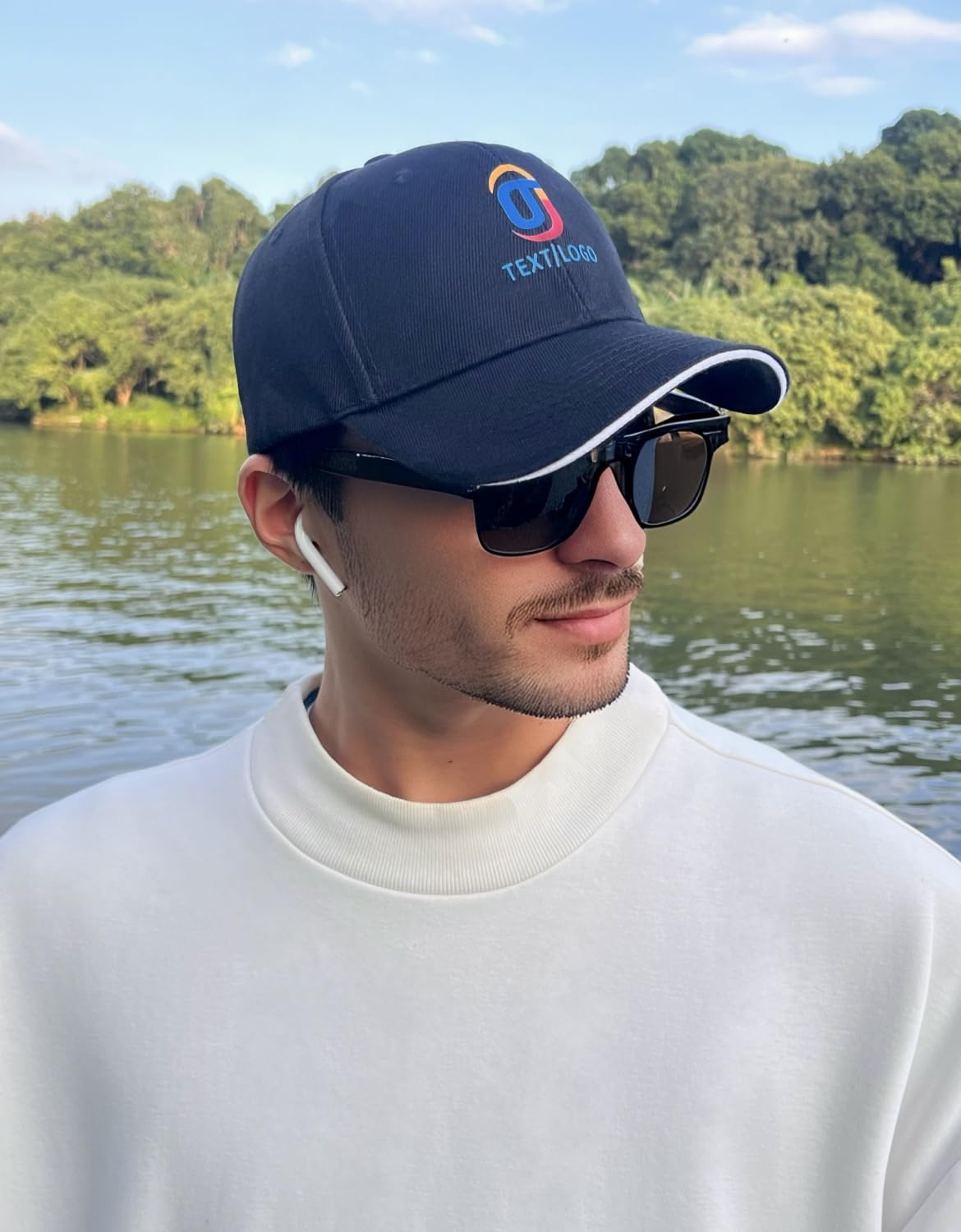 Custom Hats Personalized Baseball Cap for Men Woman Customized Truck Hat Add Your Image Logo Photos Text for Gifts (US, Alpha, One Size, Standard, Black)
