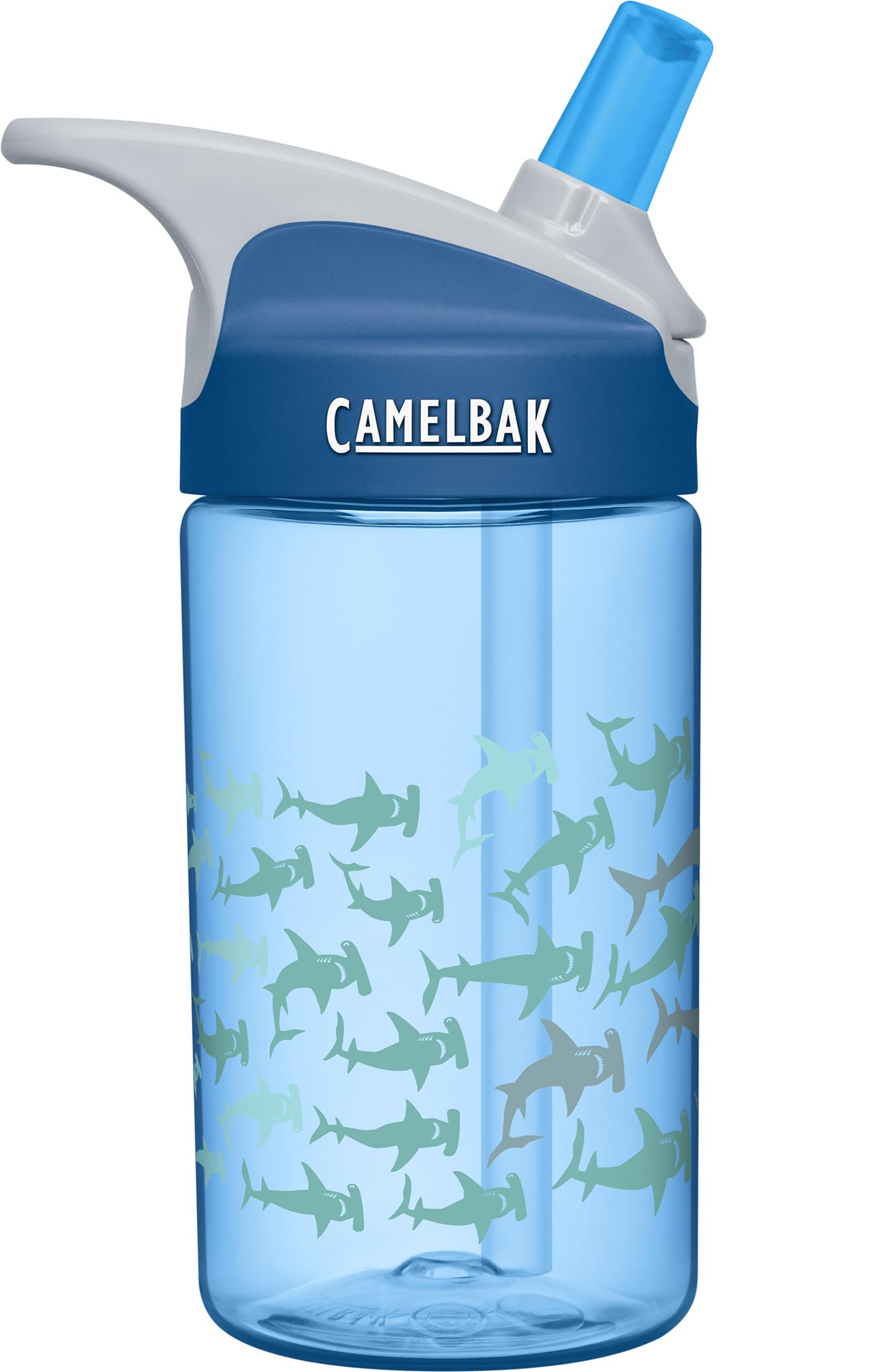 CamelBak Eddy Kids Big Bite Valve Straw Water Bottle Hammerheads, 12oz