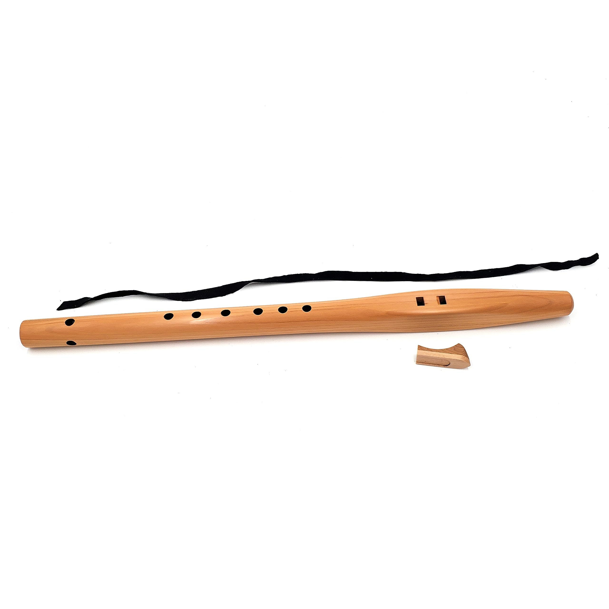 Native American Style G Flute, Cedar Beginner Flute Package with Book by Stellar Flutes. Stellar Basic G Flute (Flute Bag Not Included)