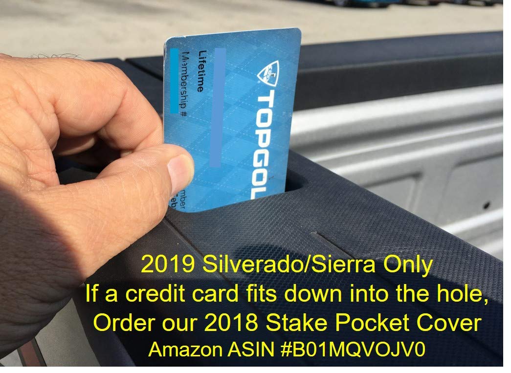 ES ENGINEERED BY SCHILDMEIER Stake Pocket Covers for 2019 & Newer Silverado/Sierra (Set of 2) NOT 3D Printed