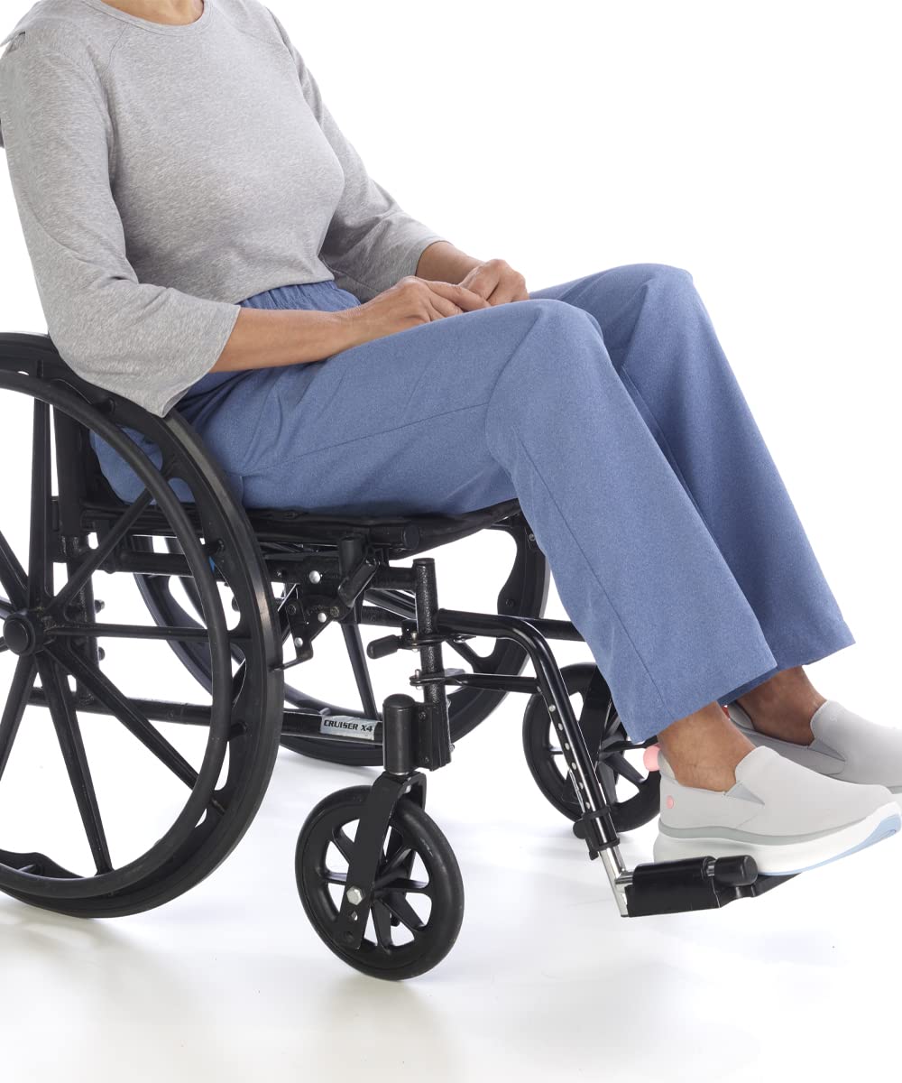 Silvert's Adaptive Clothing & Footwear Women’s Petite Open Back Gabardine Wheelchair Pant - Coffee XL