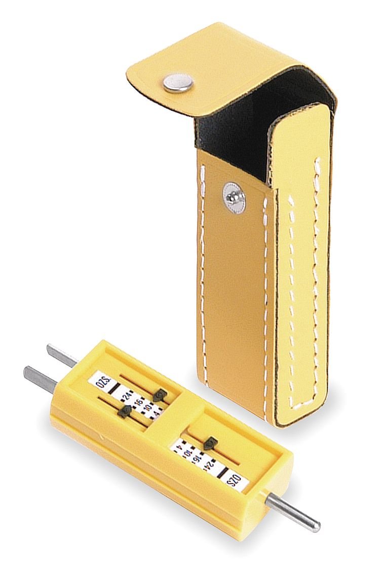 Daniel Woodhead - 840-1760 Woodhead Receptacle Tension Tester With Carrying Case,yellow