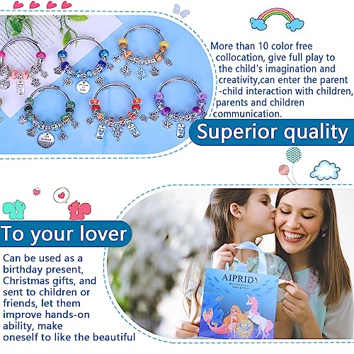Assortment European Large Hole Spacer Beads,Fairy Garden Beads Rhinestone Craft Beads for DIY Charms Bracelet Jewelry Making (12 Style+Pendants)