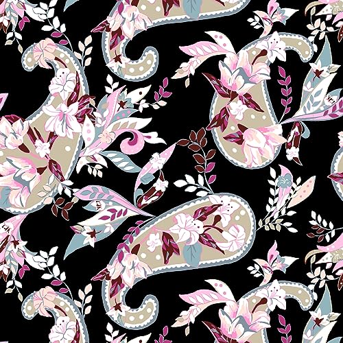 Vera Bradley Women's Cotton Deluxe Travel Wallet with RFID Protection Accessory, Botanical Paisley, One Size
