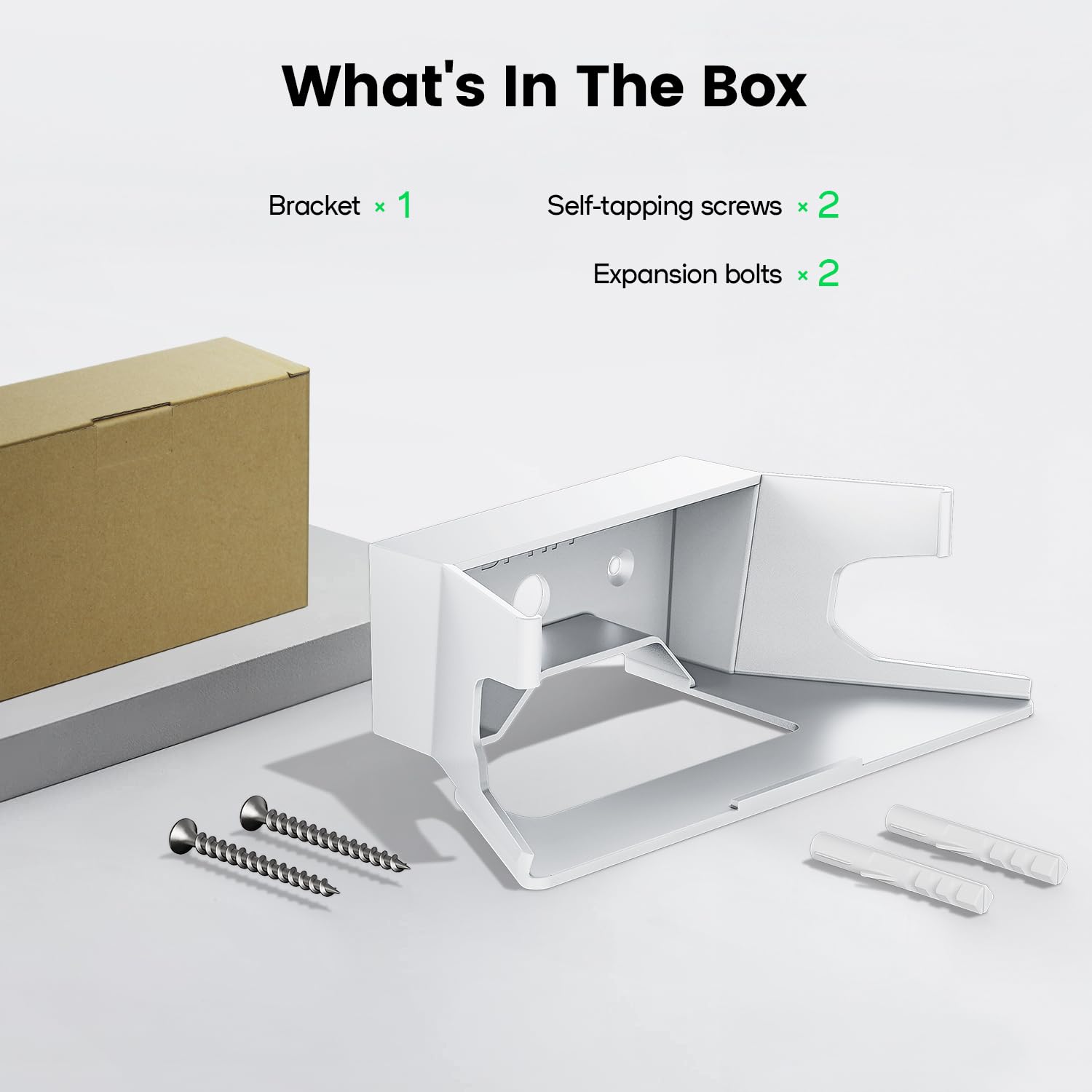 ISEKIE Starlink Wall Mount, New Upgraded Star Link Internet Kit Satellite Brackets ABS Router Holder Protection for StarLink Mesh Router V2 Mesh Router White