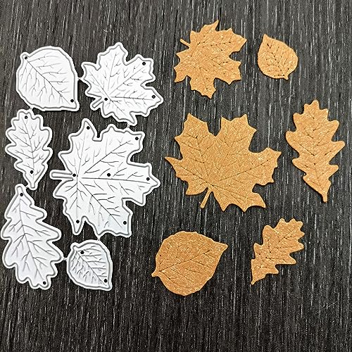 Metal Mushroom Agaric Die Cuts Fungus Swamm Leaf Lamp Tree Cutting Dies Embossing Stencils Template Mould for Card Making Decoration and DIY Scrapbooking Album