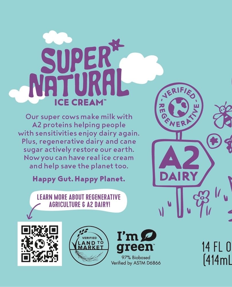Alec's Honey Blueberry Lavender Organic Ice Cream