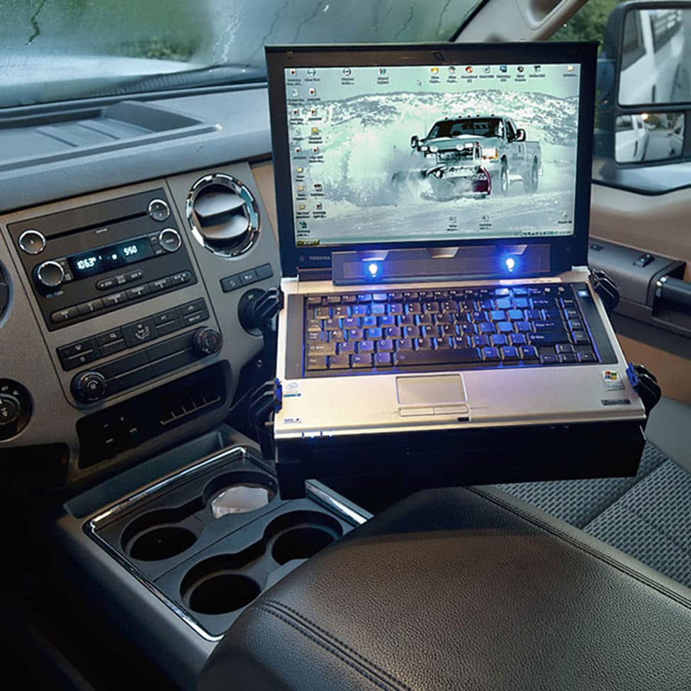 RAM Mounts RAM-VB-185-SW1 No-Drill Laptop Mount for '97-16 Ford F-250 - F750 + More Compatible with 10" to 16" Wide Laptops