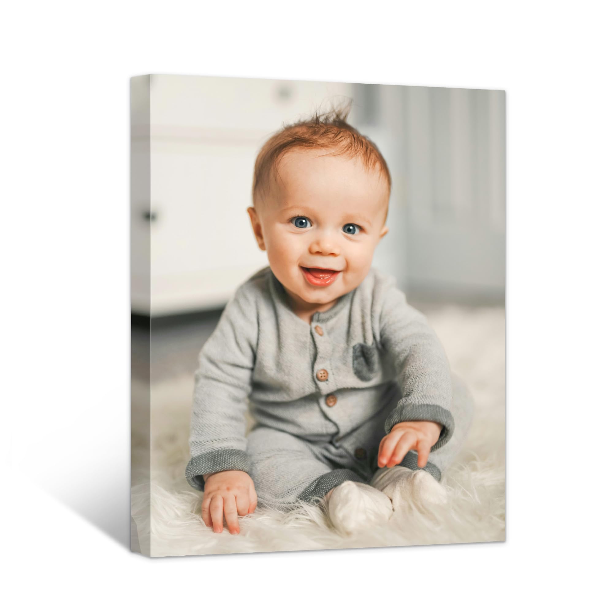 GagetElec Custom Canvas Prints with Your Photos - Personalized Wall Art Unique Gift for Christmas,Graduation Housewarming (8" X 10")