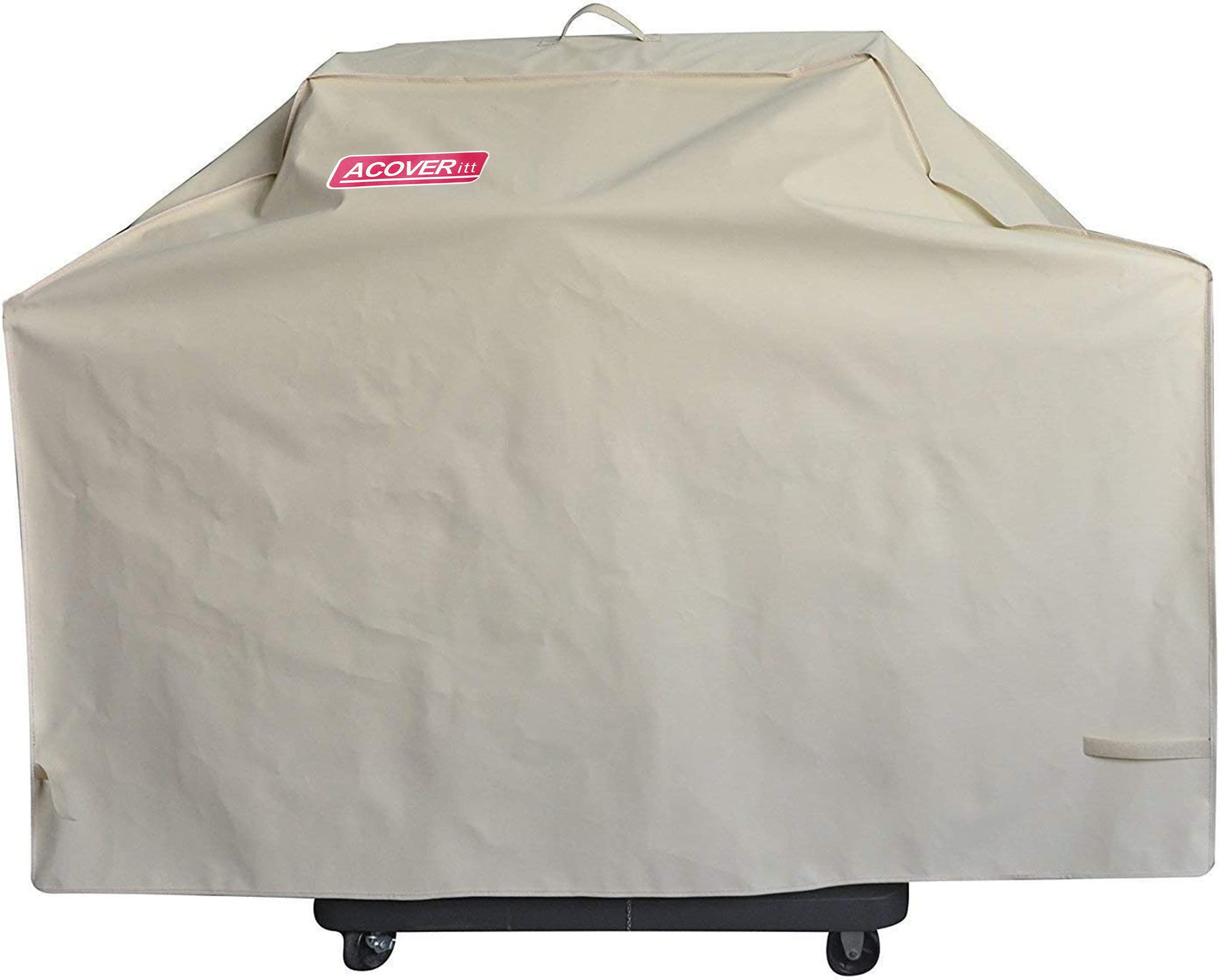 58" Heavy Duty Waterproof Gas Grill Cover fits Weber Char-Broil Coleman Gas Grill-Beige