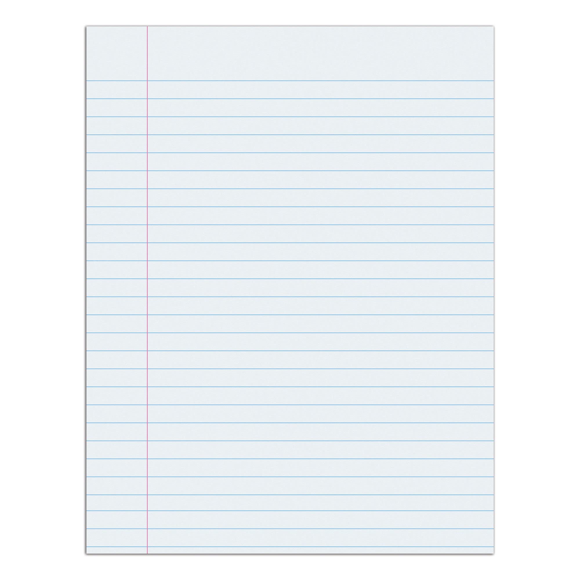 Pacon® Composition Paper, Unpunched, 3/8" Rule, 8 1/2" x 11", White, Pack Of 500 Sheets