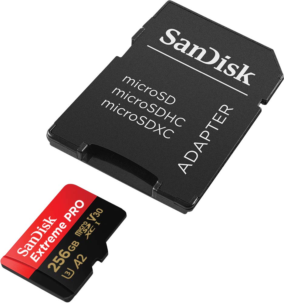 SanDisk Extreme PRO 256 GB Class 3/UHS-I (U3) V30 microSDXC