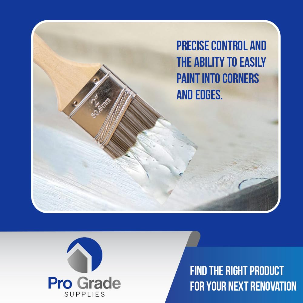 Pro Grade - Paint Brushes - 5 Ea - Paint Brush Set