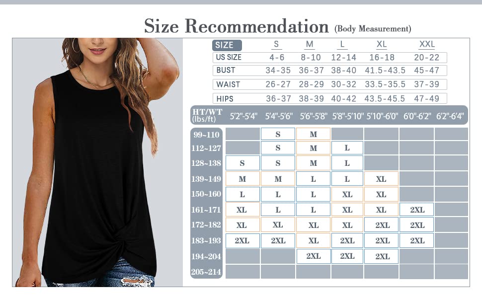 SAMPEEL Womens Tank Tops Loose Fit Round Neck Summer Sleeveless Shirts Coral Red L