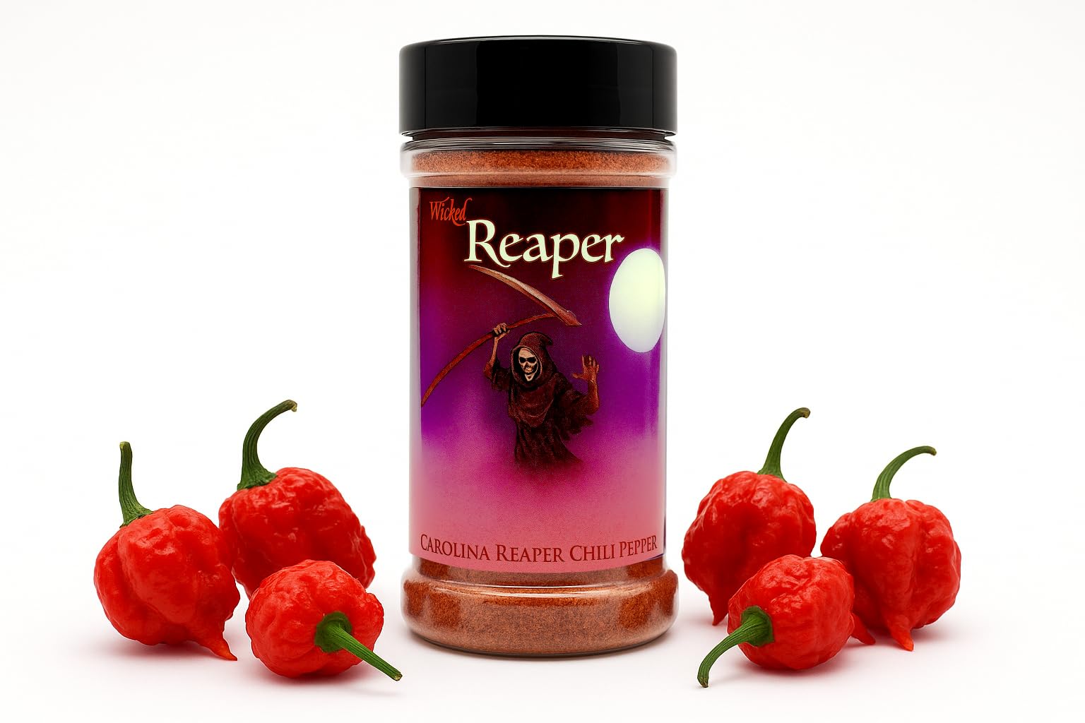 Wicked Reaper Carolina Reaper Chili Powder β 2 oz | Extreme Heat Dried Spice, 2.2 Million+ Scoville Heat Units | All-Natural Ghost Pepper Alternative