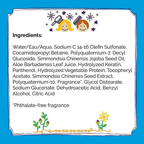Fairy Tales Tangle Tamer Detangling Shampoo for Kids - Ultra Moisturizing and Anti Frizz Protection - Paraben Free, Sulfate Free - 12 Oz