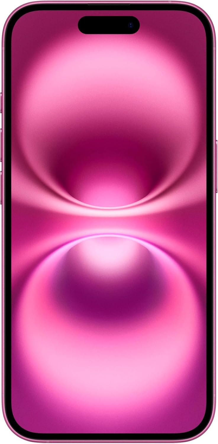 Apple iPhone 16, US Version, 128GB, Pink - Unlocked (Renewed)