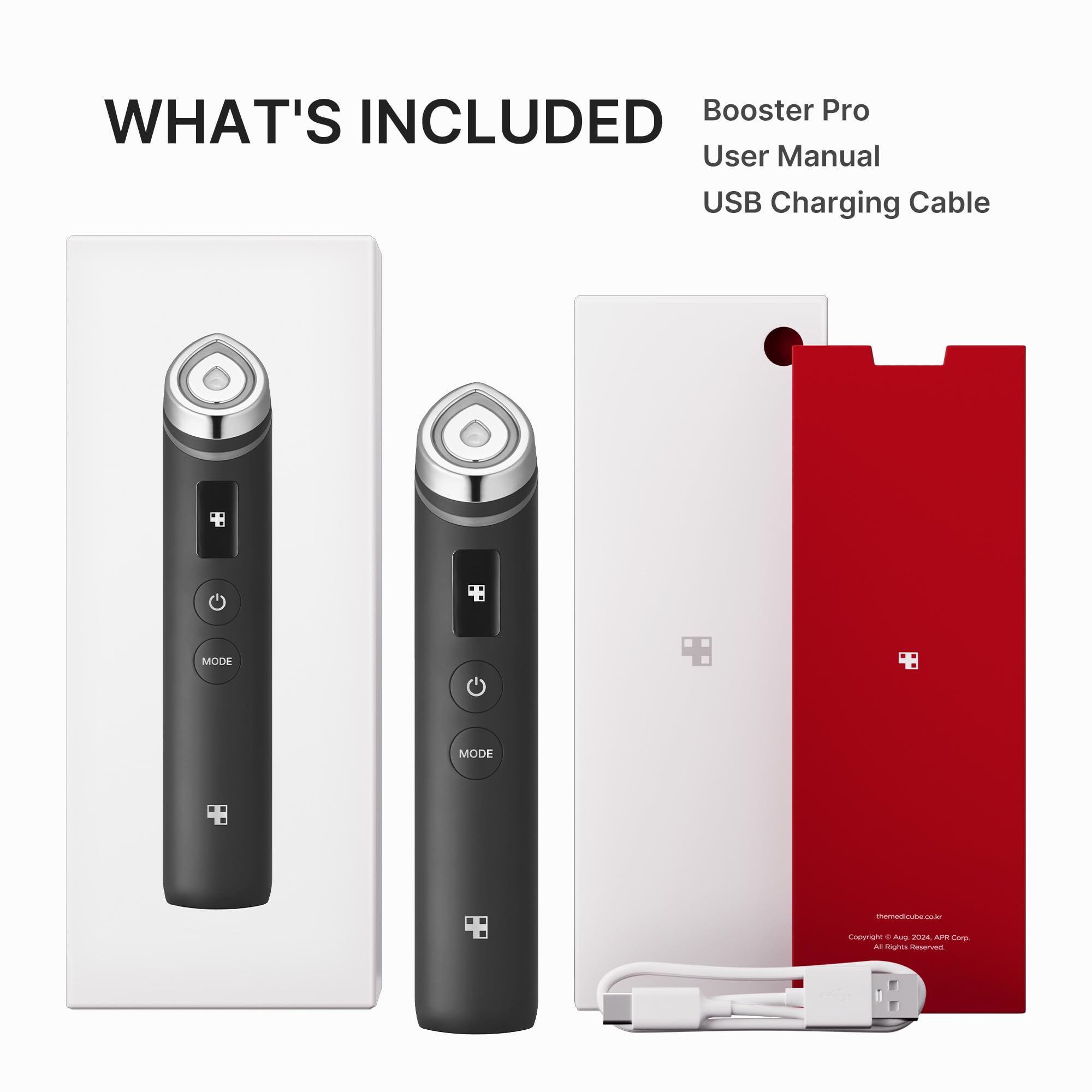 medicube Age-R Booster Pro | 6-in-1 Real Glass Glow Beauty Massager | Looking Glass Skin | Korean Skin Care