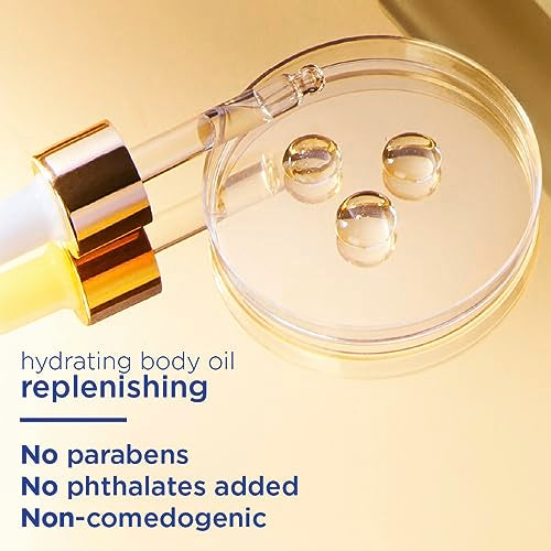 Vaseline Radiant X Replenishing and Hydrating Body Oil with 1% Lipids, Jojoba Oil, Coconut Oil, & Vitamin E 3.7 oz