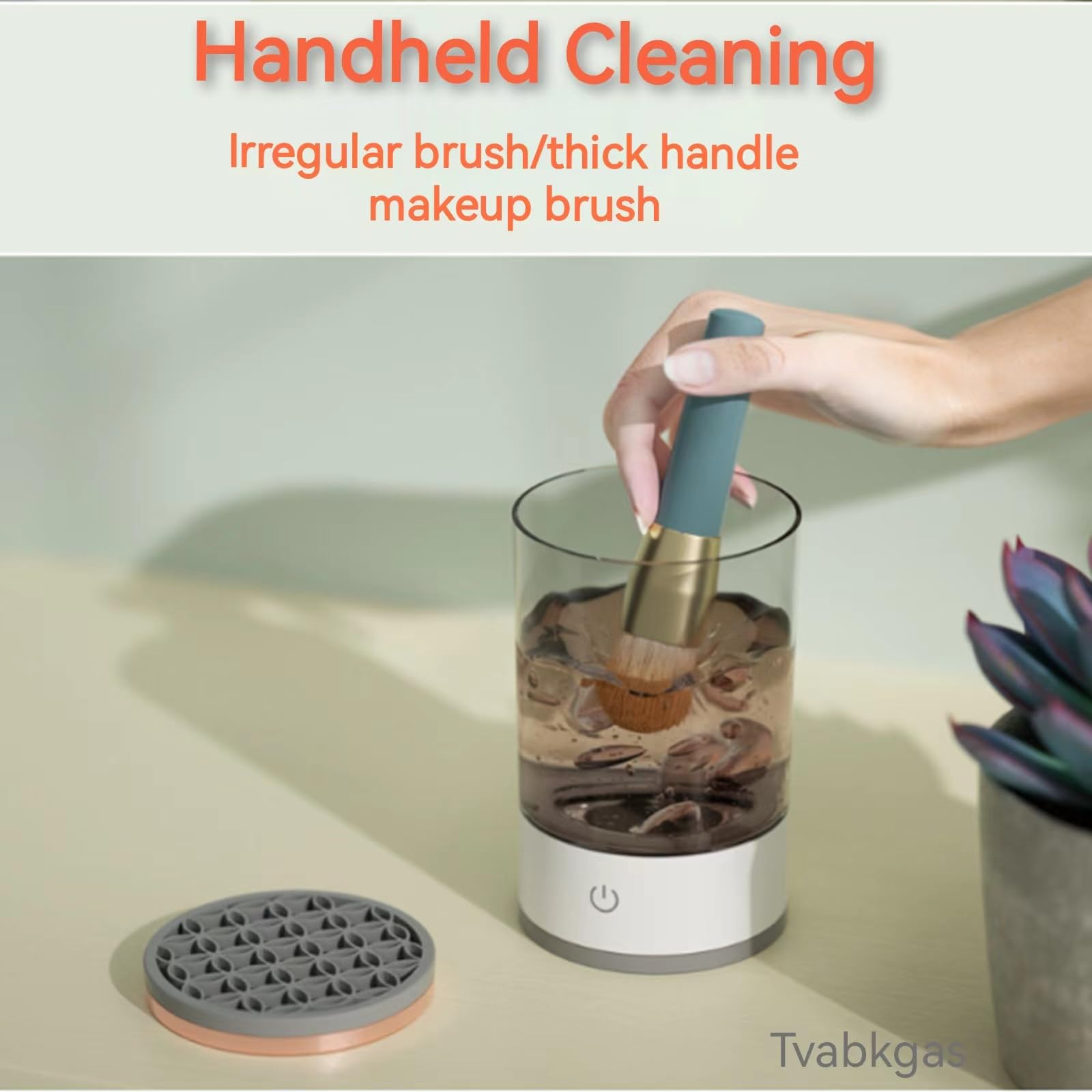 Electric Makeup Brush Cleaner, Makeup Brush Cleaning Machine, Makeup Brush Cleaner, Automatic Rotating Makeup Brush Cleaner For Various Makeup Brushes