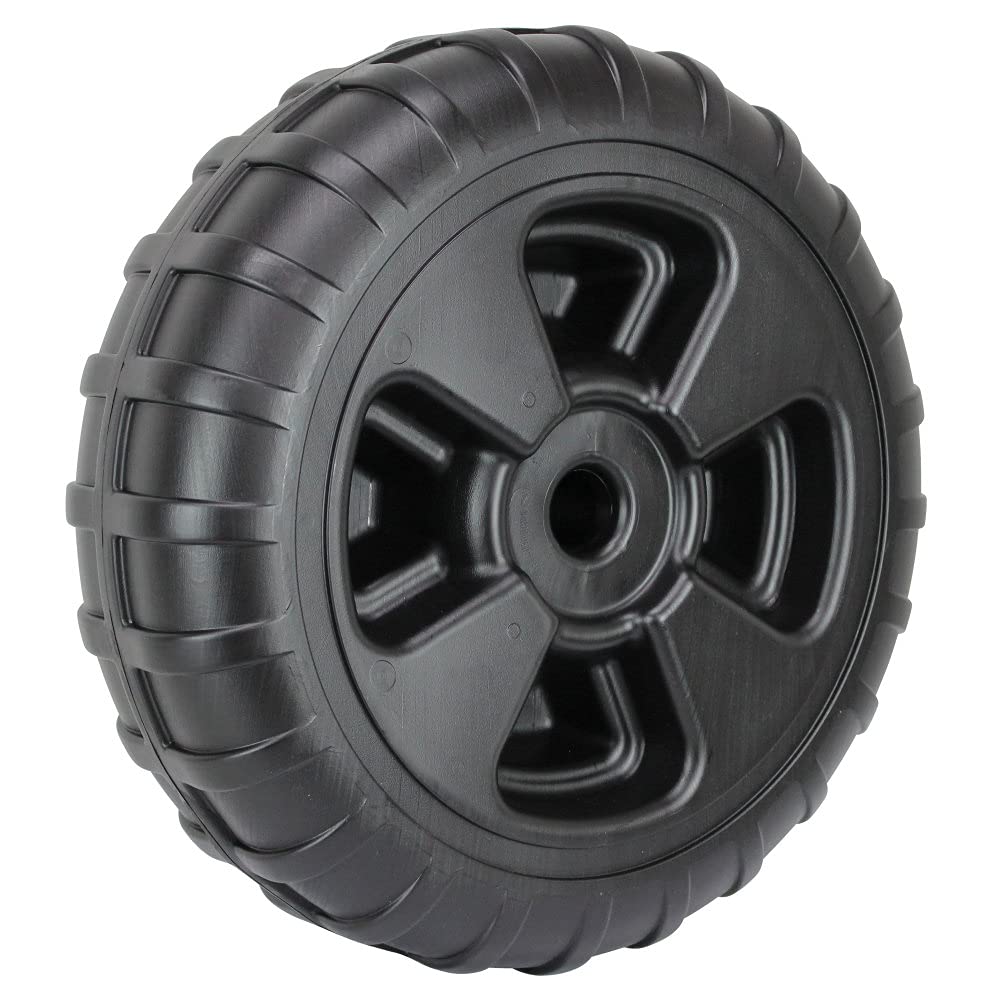 Extreme Max 3005.3729 Heavy-Duty Plastic Roll-In Dock/Boat Lift Wheel - 24", Black
