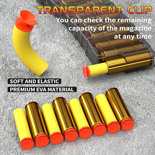 Electric Soft Bullet Toy Gun for Boys, Auto-Manual Shell Ejecting Toy Foam Blasters & Guns with 80 Soft Darts, Shooting Games Educational Toys for 6, 8,12,14+ Kids, for Kids
