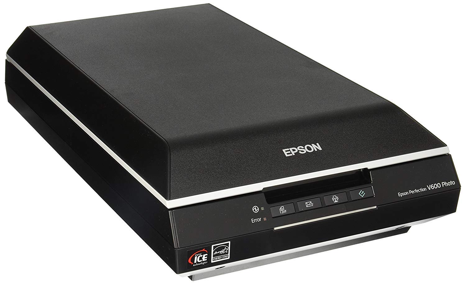 Epson Perfection V600 Photo Wired USB Connectivity Color Scanner - 6400 x 9600 dpi, Enlargements up to 17" x 22" Flatbed Image Scanner