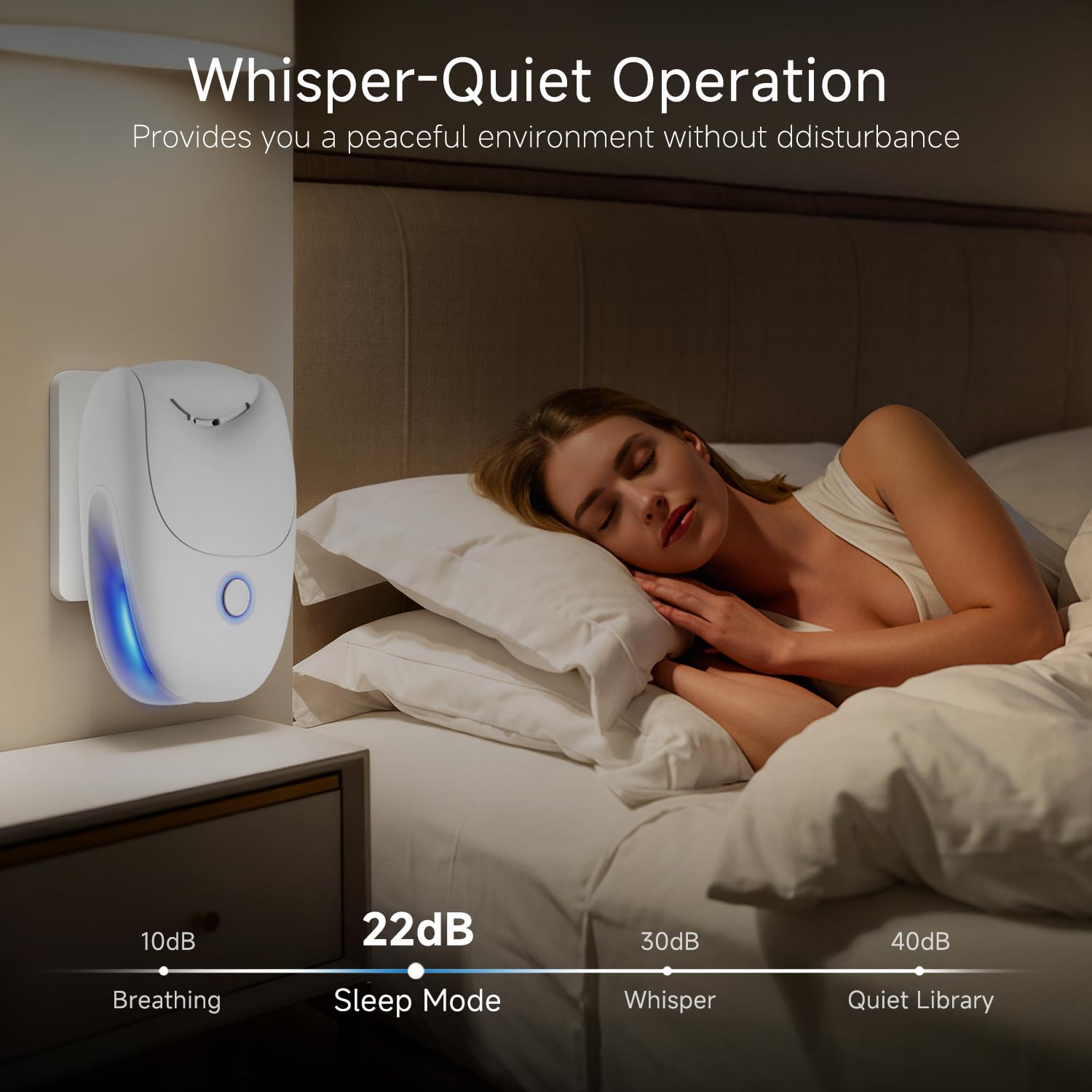 Plug In Negative Ion Air Purifier – 4Pack Quiet Two-speed Adjustment Air Ionizers, Mini Air Fresheners for Home, Bedroom, Office, Kitchen, Portable Odor Eliminator for Smoke, Dust, Pet Smell