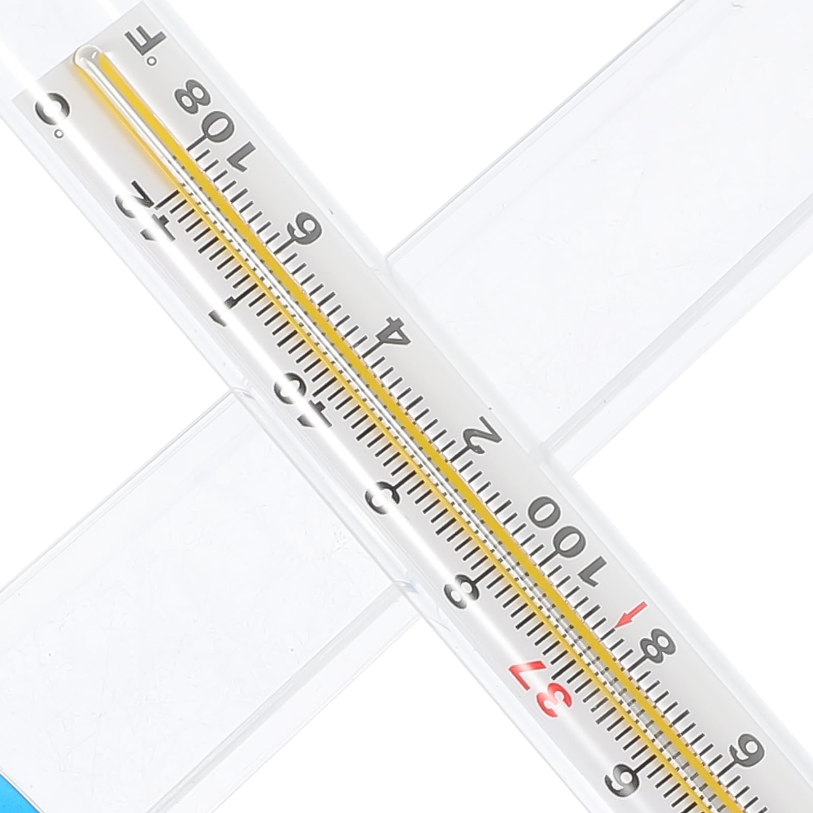 MAGICLULU 1Pc Glass Oral Temperature Adult Free Clinic Armpit Fast Reading Fever Indicator(Ramdom Style)