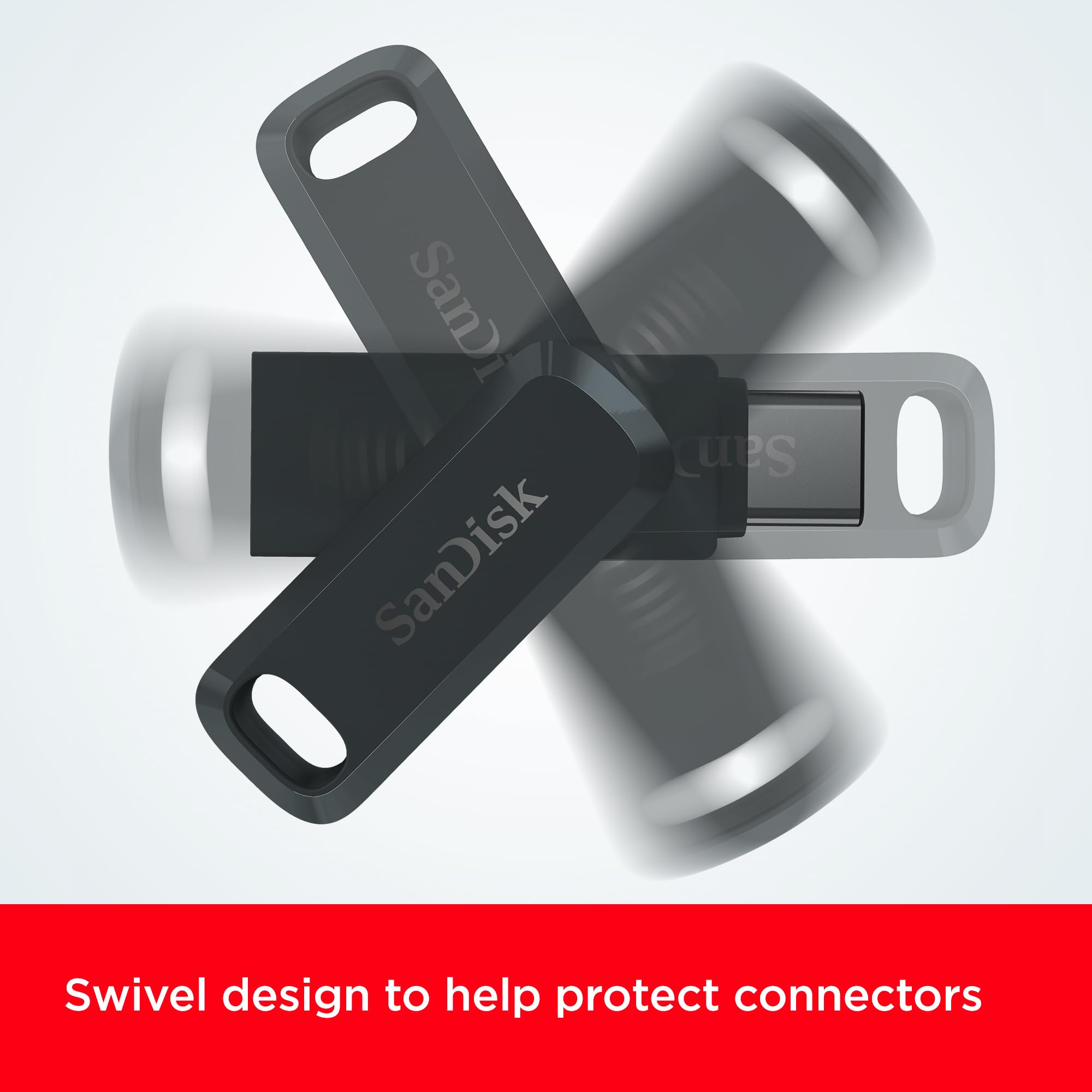 SANDISK 256GB Ultra Dual Drive Go USB Type-C Flash Drive, Black - SDDDC3-256G-GAM46