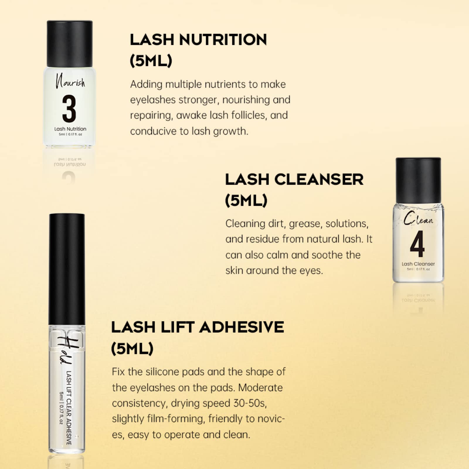 Lash Lift Kit Lash Lifting Kit, Perming Curling Eyelash Lift Kit Semi-Permanent Eyebrow Lamination Kit for Beginner and Professional Eyelash Perm Kit