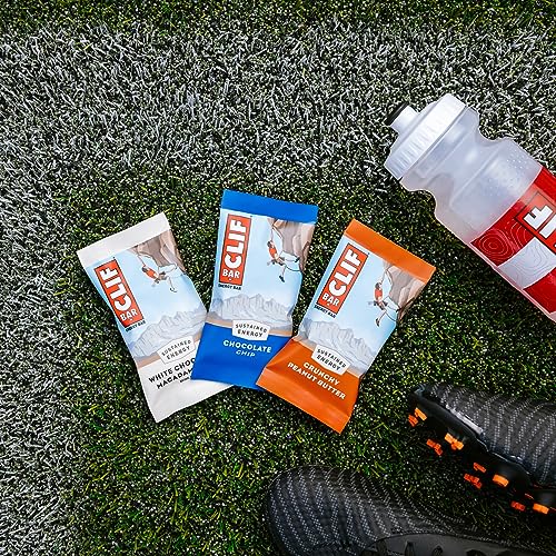 CLIF BAR - Crunchy Peanut Butter - Made with Organic Oats - Energy Bars - Non-GMO - Plant Based Protein Bars (15 Pack)