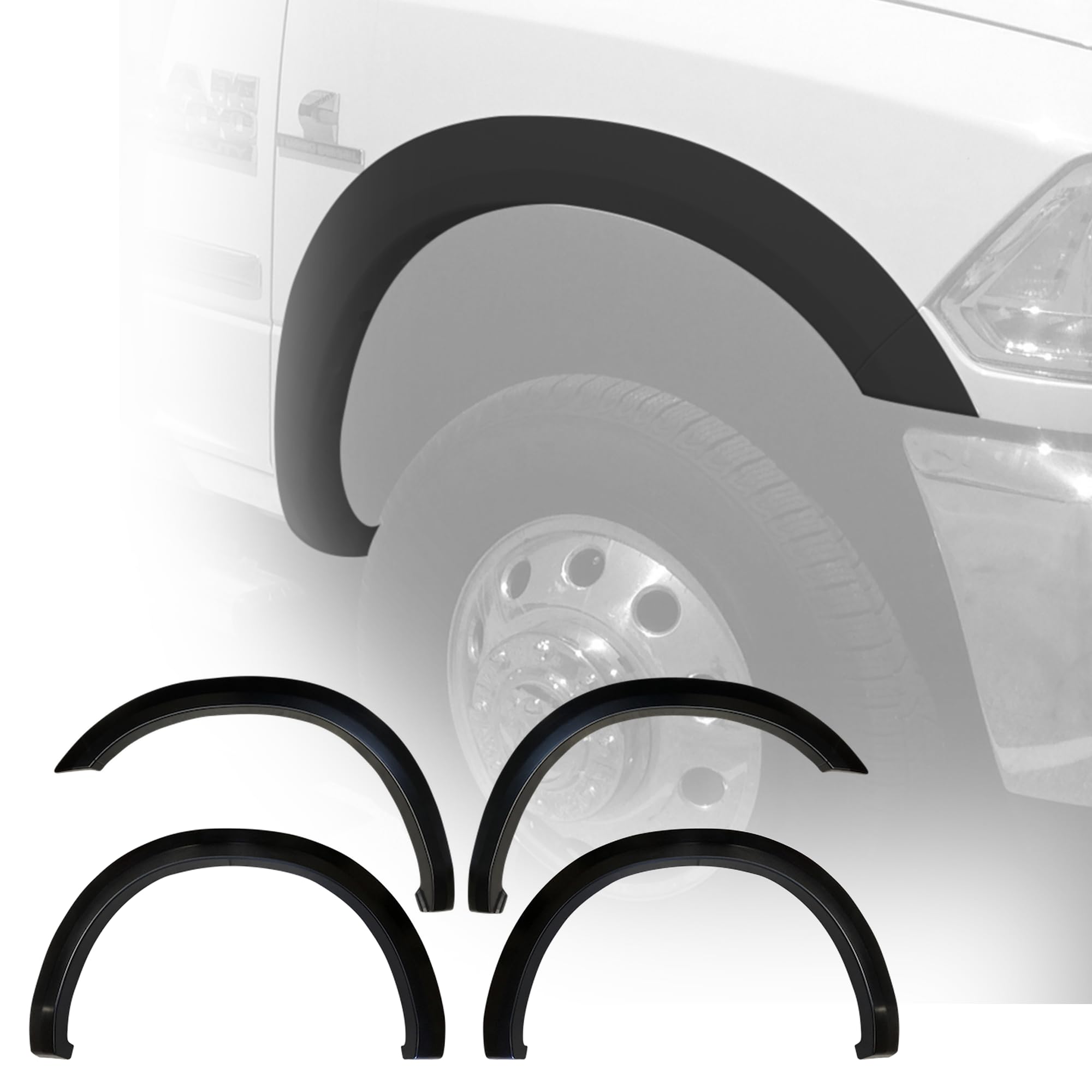 Dodge Ram 2500/3500 Factory/OE Design Fender Flares. 2010-2018 Models. Set of 4