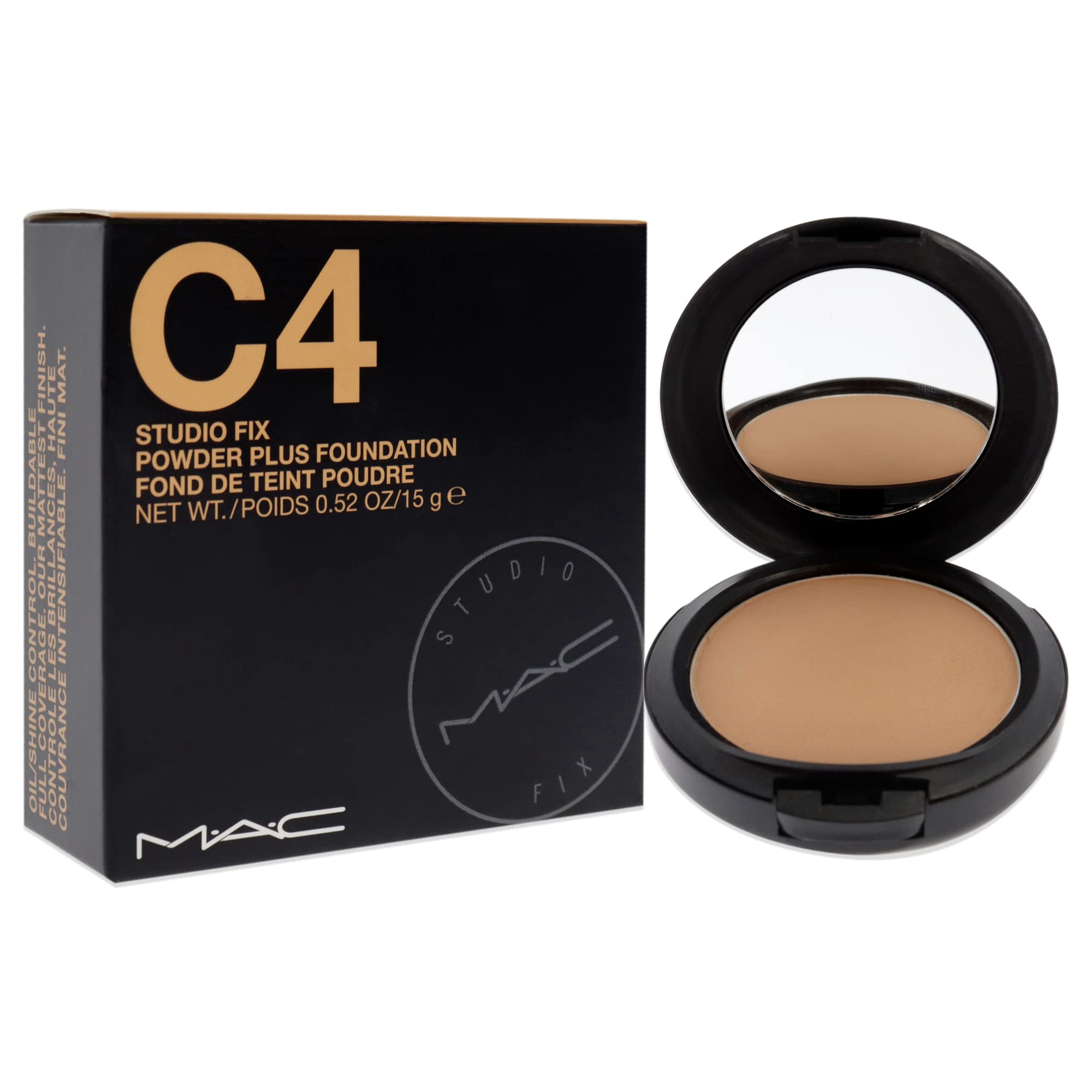 MAC Studio Fix Powder Plus Foundation C4, Multi, 0.52 Ounce (JL69060225)