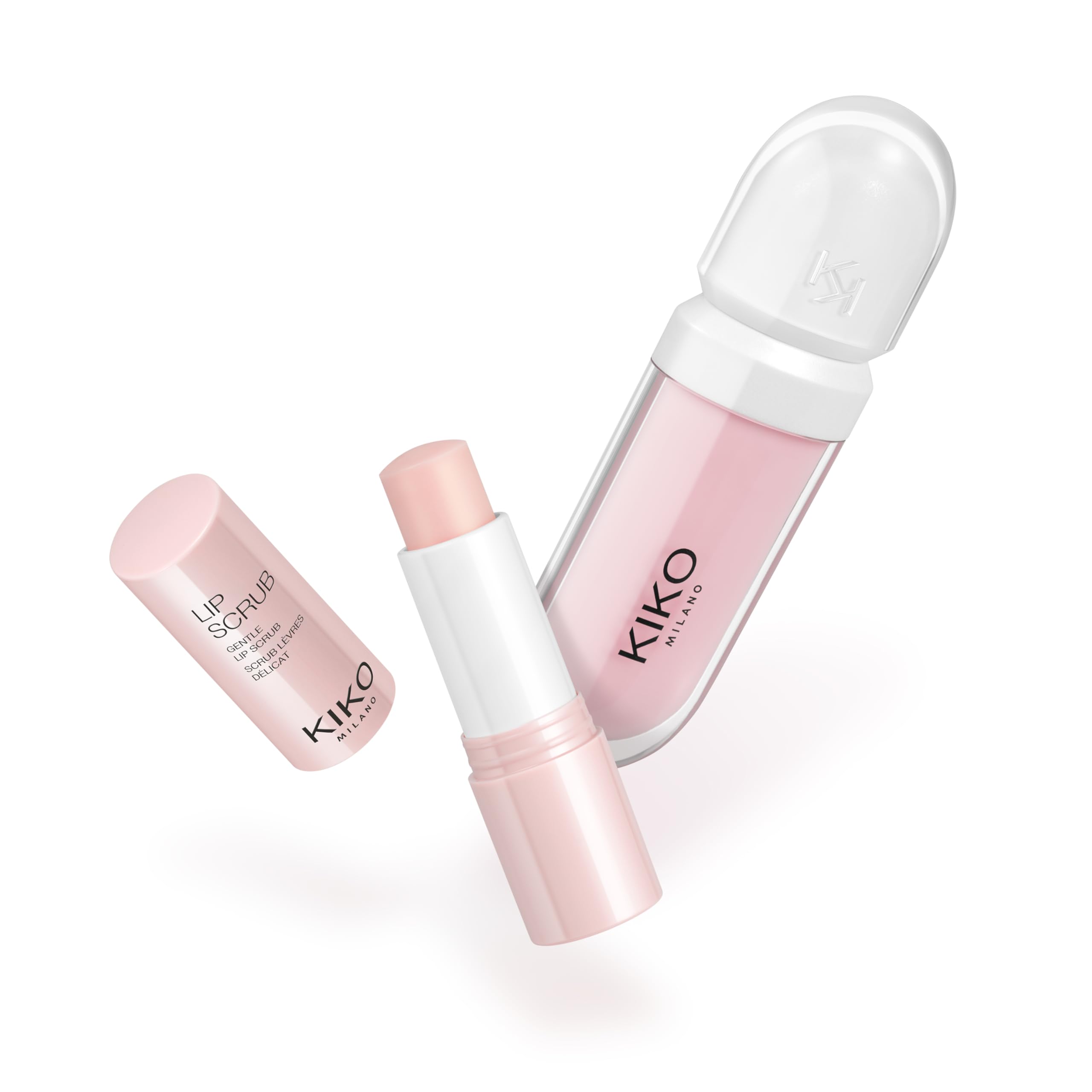 KIKO Milano Perfect Lips Caring Set | 1 Lip Scrub And 1 Lip Cream