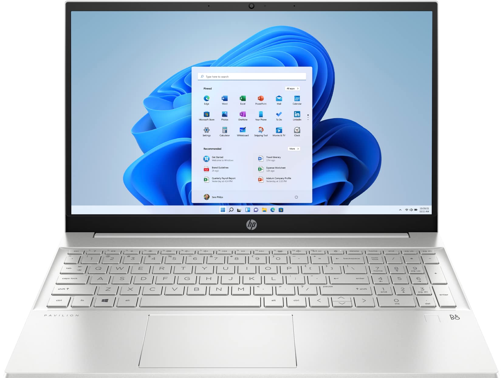 HP Pavilion 15.6"" Touchscreen Laptop - AMD Ryzen 7 5825U - 1080p - Windows 11 Notebook 15-eh2085cl 16GB RAM 512GB SSD, Silver