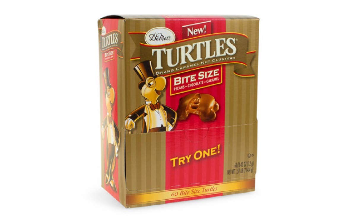 DeMet's Turtles Original Bite Size; 60 Pieces/Box