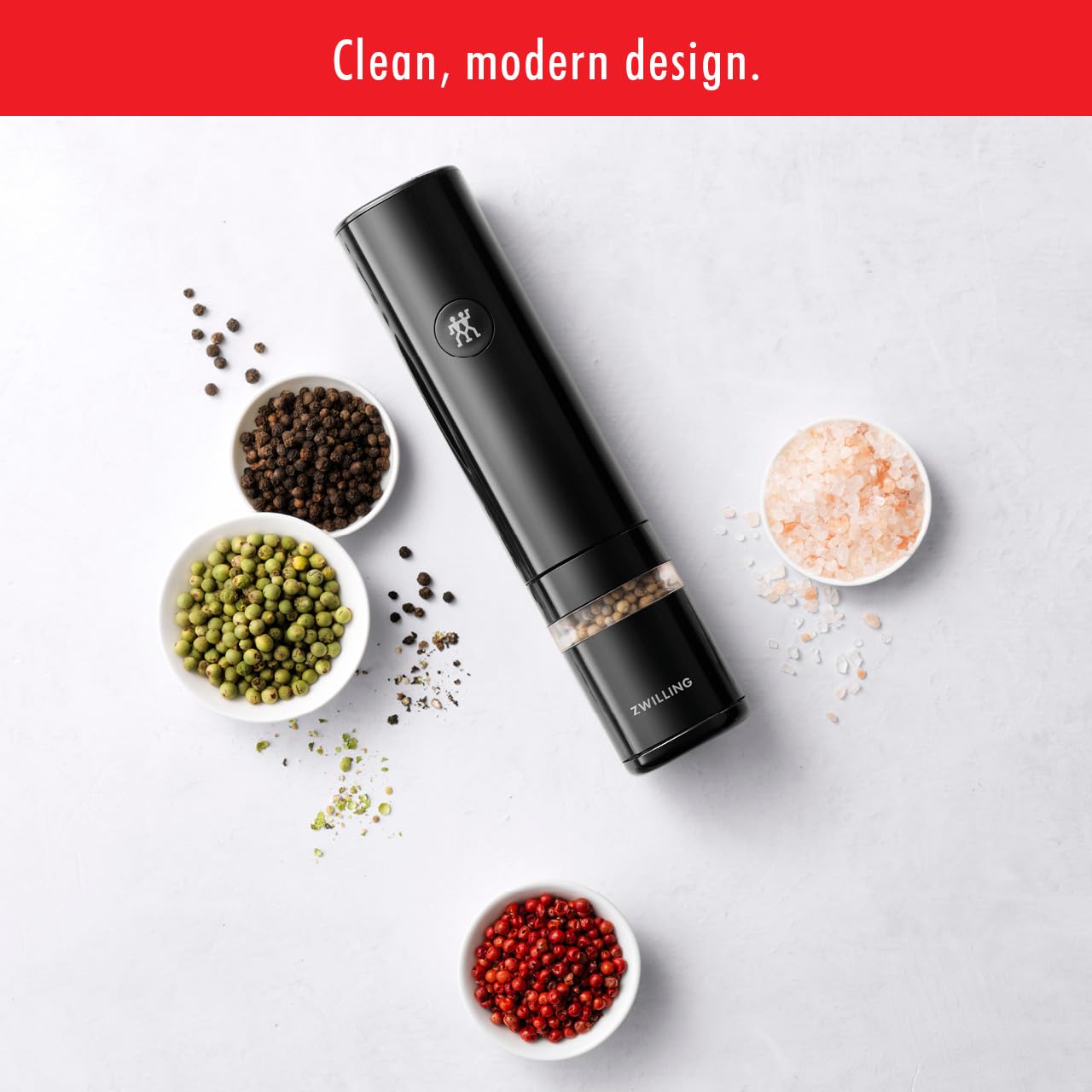 ZWILLING Enfinigy Electric Salt/Pepper Mill - Black