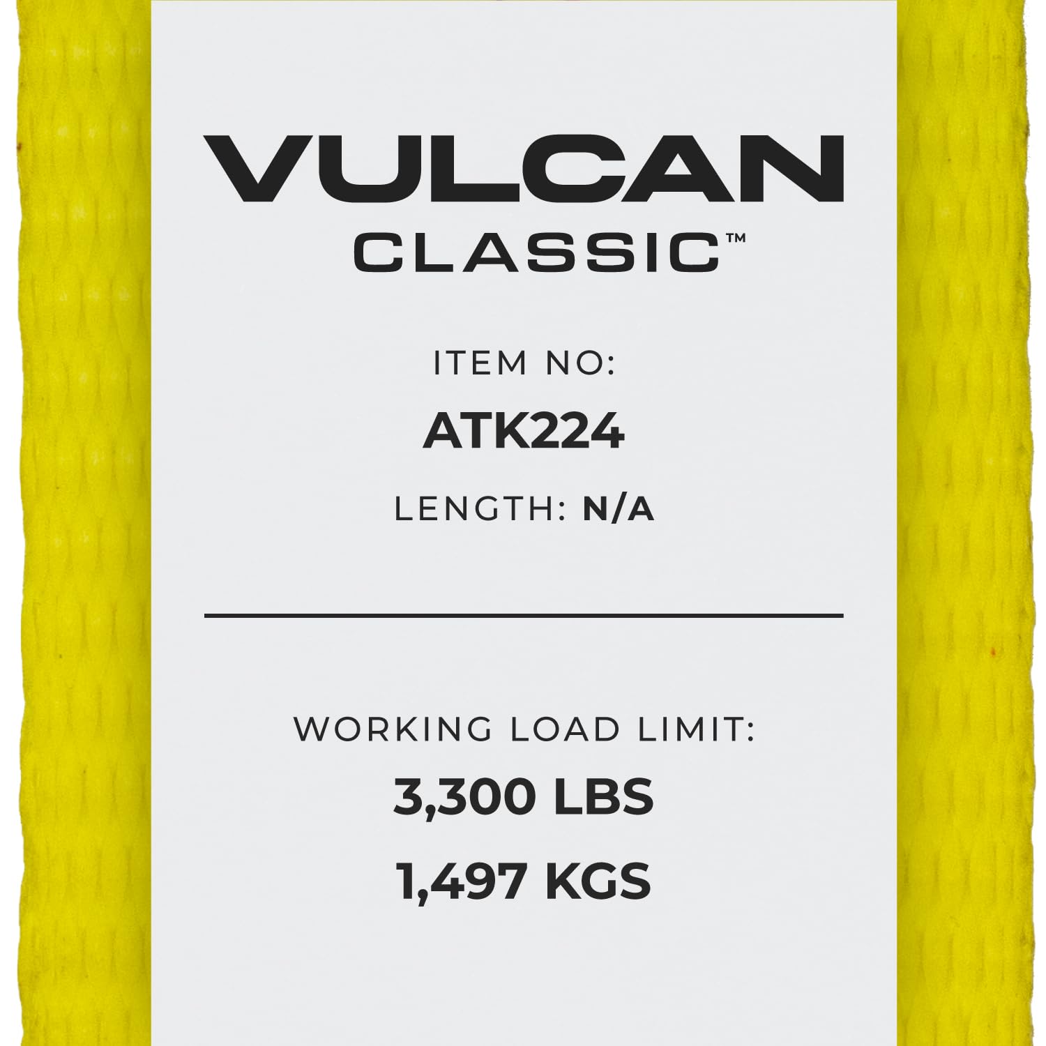 VULCAN Complete Axle Strap Tie Down Kit with Snap Hook Ratchet Straps - Classic Yellow - Includes (4) 22 Inch Axle Straps, (4) 36 Inch Axle Straps, and (4) 8' Snap Hook Ratchet Straps