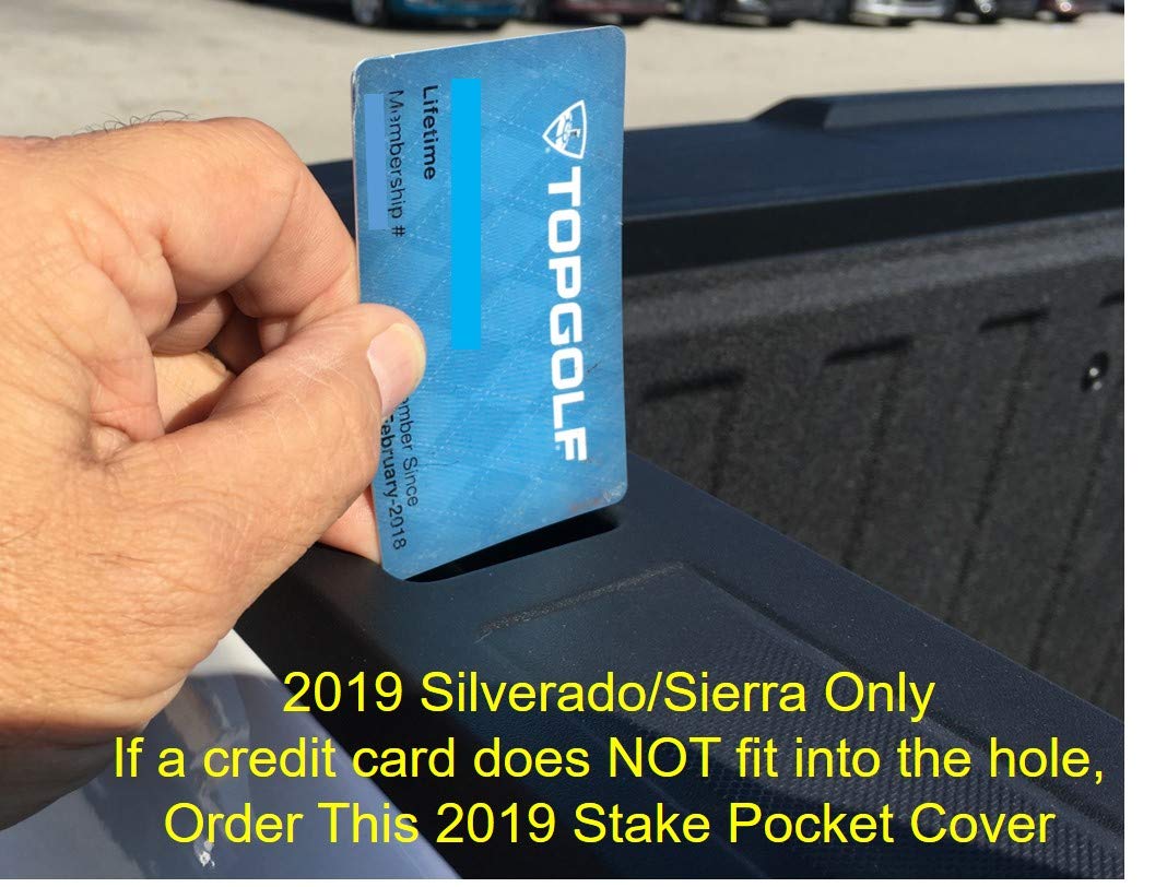 ES ENGINEERED BY SCHILDMEIER Stake Pocket Covers for 2019 & Newer Silverado/Sierra (Set of 2) NOT 3D Printed