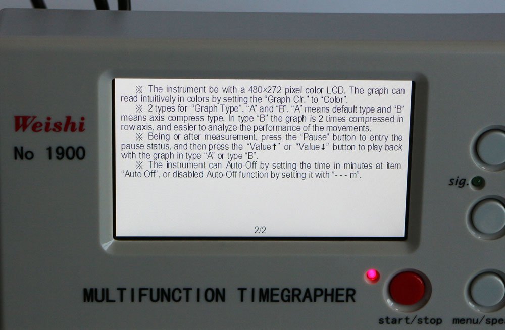 OTOOLWORLD New Coaxial MTG Watch Tester Timing Multifunction Timegrapher LCD Screen NO.1900