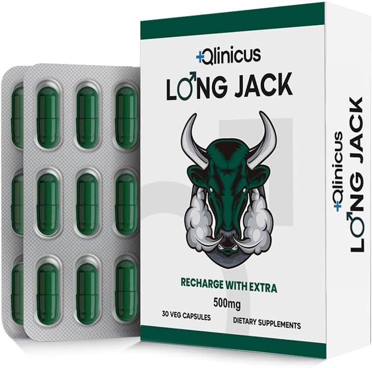 Qlinicus Endurance & Energy Supplement -30 Count Recharge with Extra Strength and Fast Acting Performance | Sports Nutrition for Higher Levels of Vitality,Power,Stamina & Drive-500Mg