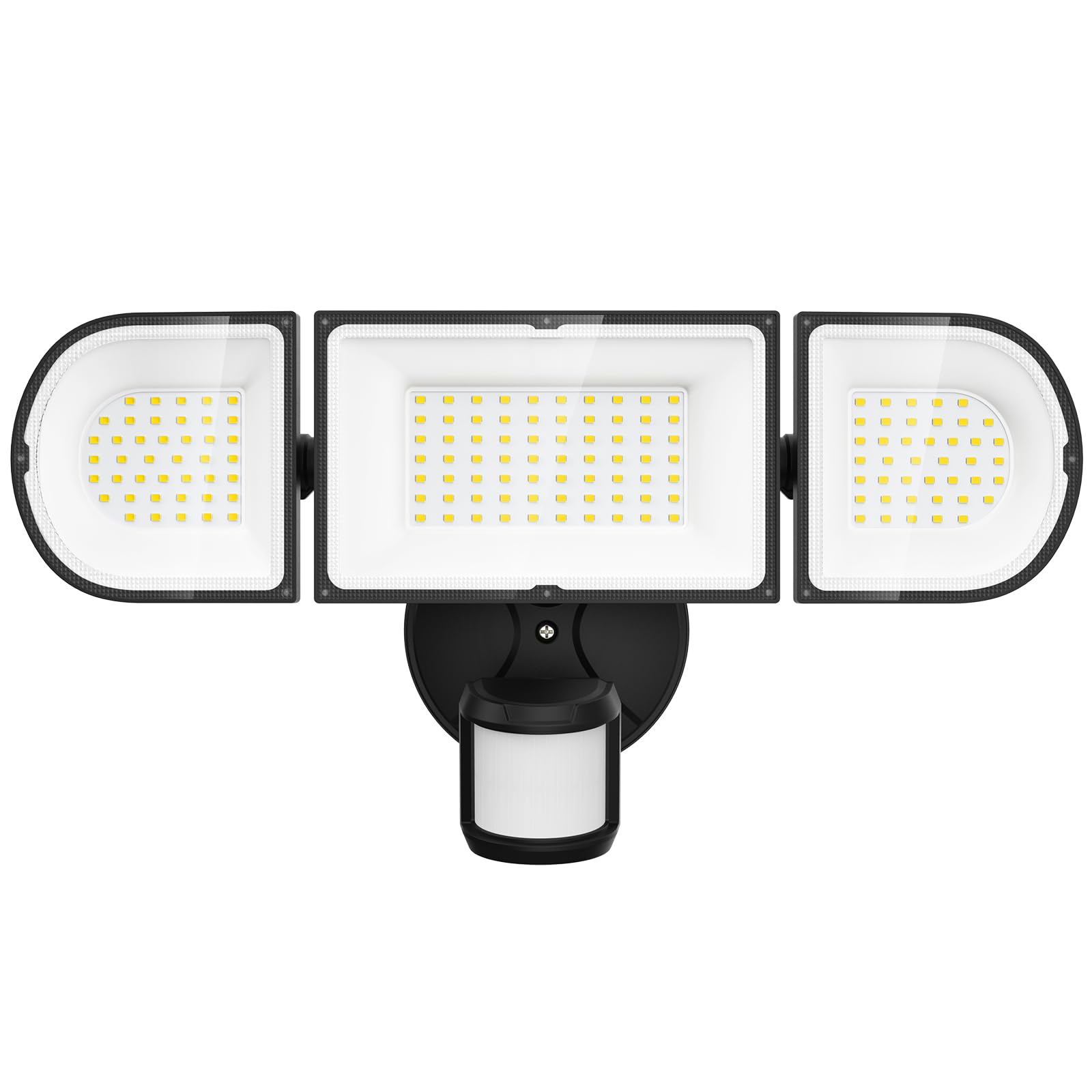 SZPOWER 150W Motion Sensor Lights Outdoor for Outside, 15000LM LED Flood Lights Outdoor Wired Dusk to Dawn, Exterior Security Floodlight Fixture Waterproof IP65, Outdoor Lighting for House, Garage