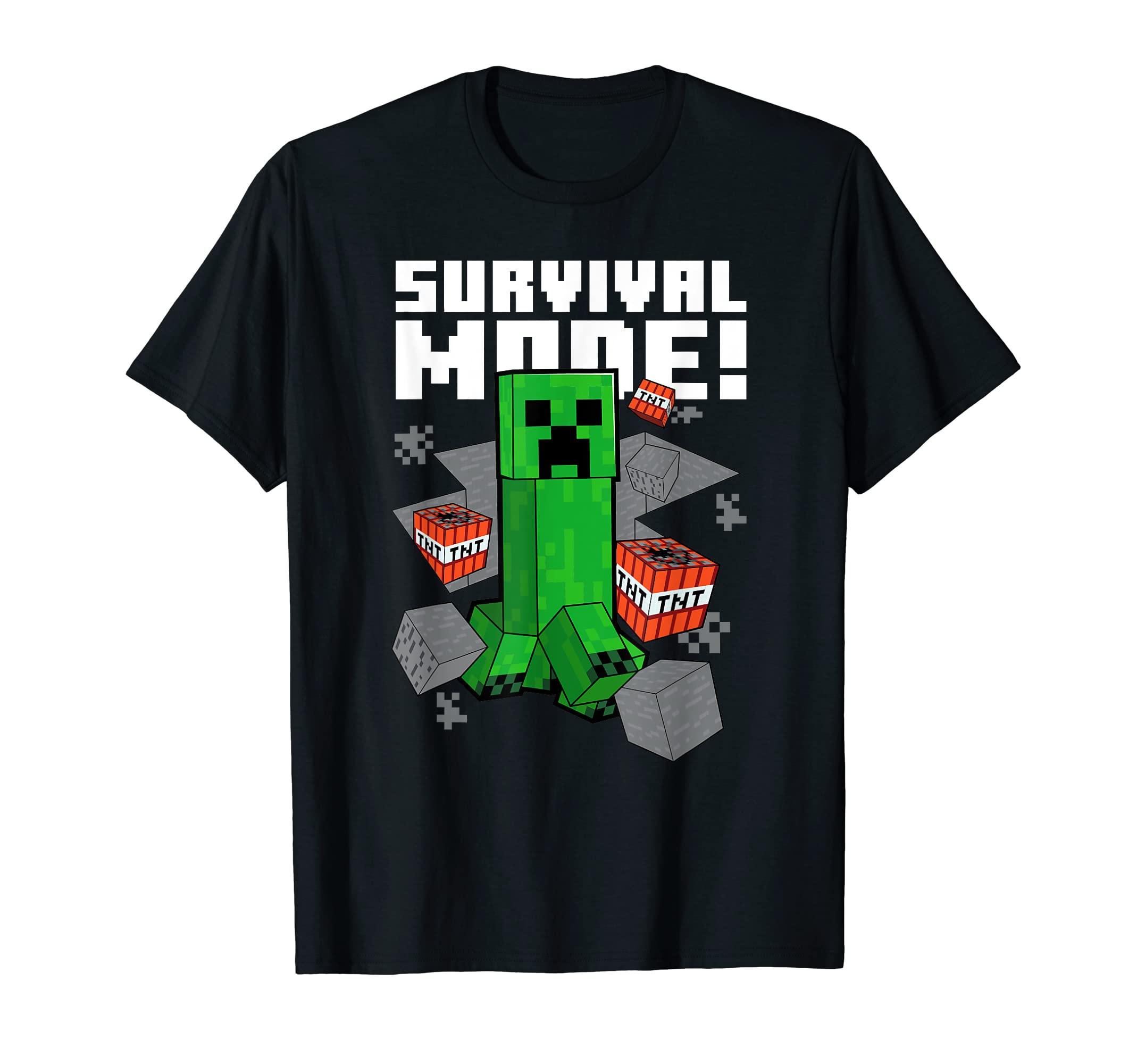 Minecraft Survival Mode Creeper Explosion T-Shirt