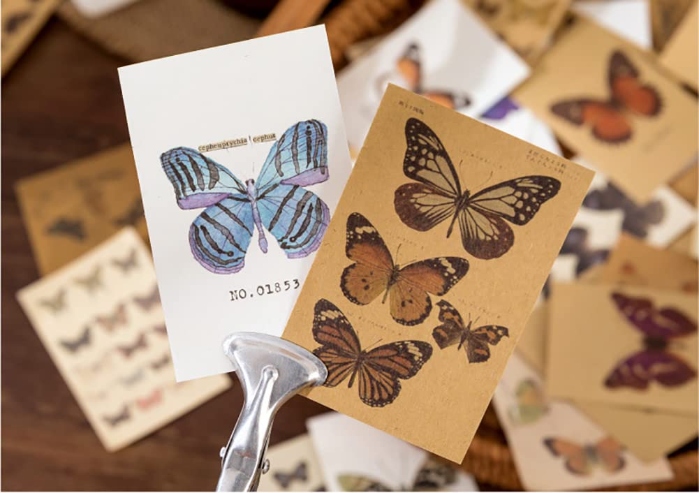 320 Pcs Vintage Mini Scrapbooking Paper Pads for Scrapbooking, Decoupage and DIY Paper Craft Projects